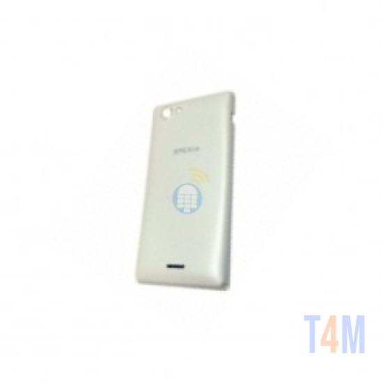 TAMPA TRASEIRA SONY XPERIA J ST26I BRANCO